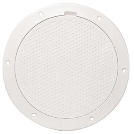SUPERJOCK Non - Skid Pry - Out Deck Plate, White SU2560592